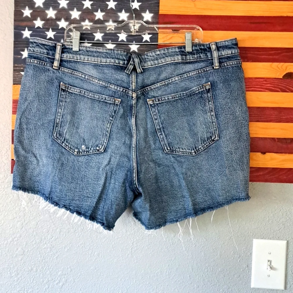 Maurices Plus Size Distressed Denim Shorts | Size 20W